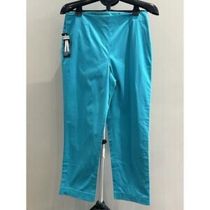 NWT Women's size 8 Real Clothes Grace Teal Pants
